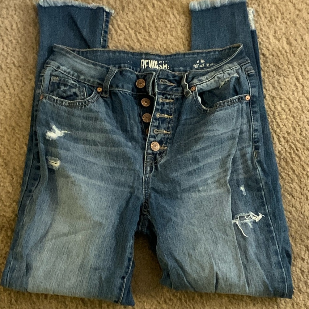 Rewash Jeans with 4 Front Buttons